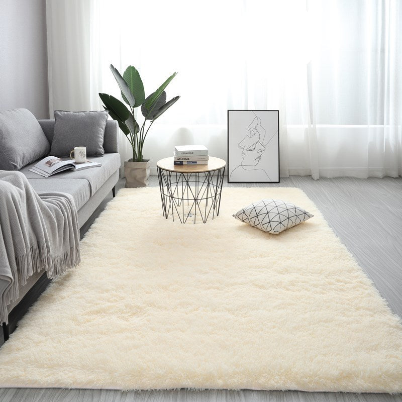 Nordic Fluffy Carpet Rugs For Bedroom