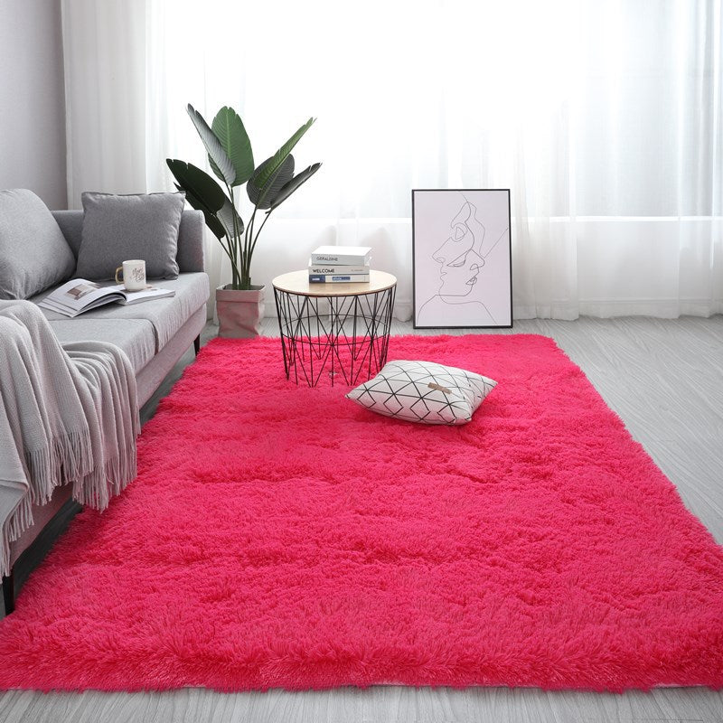 Nordic Fluffy Carpet Rugs For Bedroom