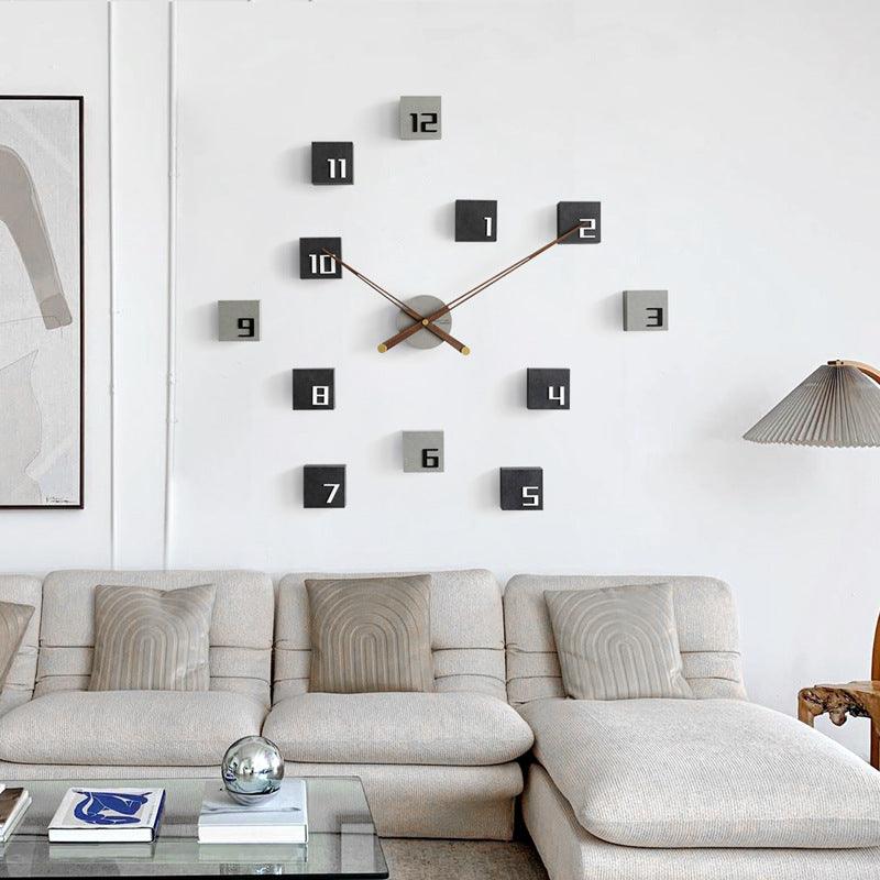 Living Room Clock Hanging Wall Decoration - Elva Jade's Corner