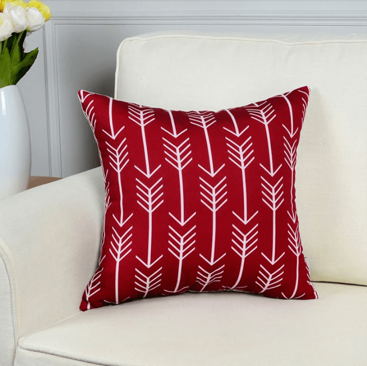 Geometric short plush pillowcase cushion cover - Elva Jade's Corner