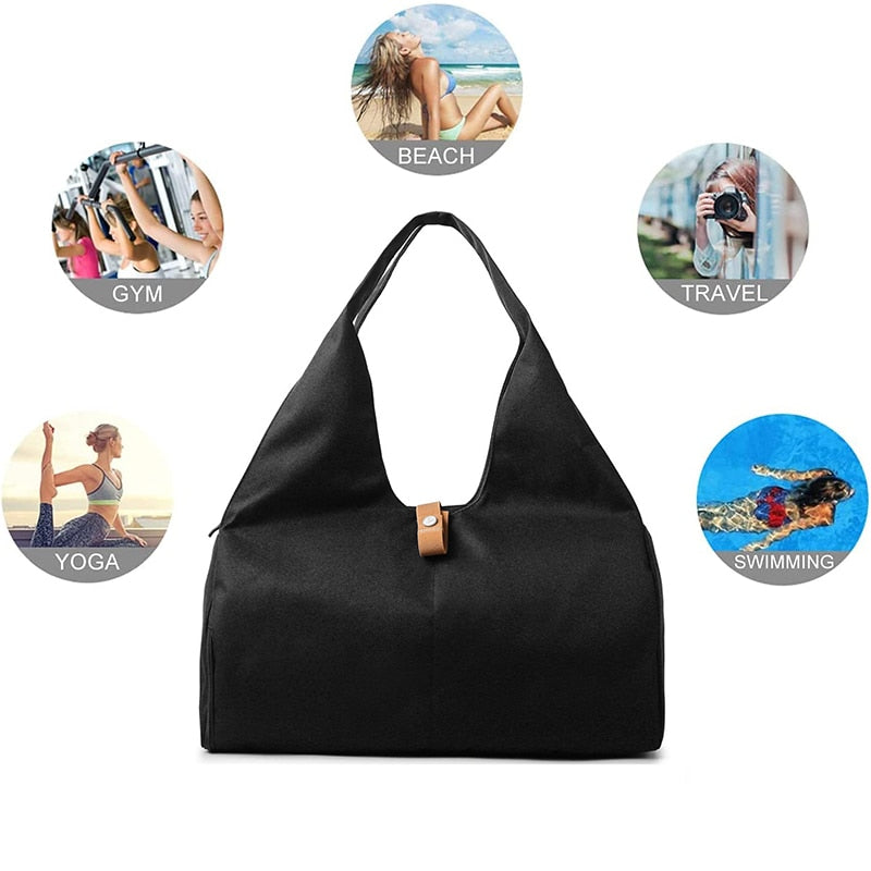 Waterproof  Yoga Mat Bag Handbag Travel Sports Bag (Without YogaMat)